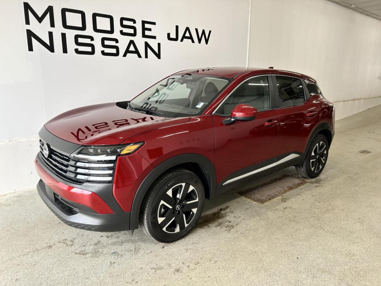 <p> now available at Moose Jaw Nissan in Moose Jaw. With its striking red exterior and refined black interior</p>
<p> this compact crossover offers a bold look and advanced capability. Powered by a 2.0L DOHC 4-cylinder engine paired with Nissan?s Xtronic CVT</p>
<p> making it ideal for Canadian weather conditions.

TRUCK FEATURES
»» All-wheel drive for enhanced traction and control
»» 2.0L DOHC 4-cylinder engine for responsive power
»» Xtronic CVT for seamless gear transitions
»» Compact crossover design for urban versatility

ADVANCED SAFETY FEATURES
»» Automatic emergency braking with pedestrian detection
»» Blind spot warning for safer lane changes
»» Rear cross traffic alert for reversing confidence
»» Intelligent driver alertness monitoring

PERFORMANCE AND EFFICIENCY
»» 2.0L engine balances power and fuel economy
»» Xtronic CVT delivers smooth</p>
<p> efficient shifting
»» All-wheel drive for confident handling in all seasons
»» Engineered for responsive city and highway driving

COMFORT AND CONVENIENCE
»» Automatic climate control for personalized comfort
»» Remote keyless entry for easy access
»» Adjustable steering wheel for tailored driving position
»» Spacious seating for up to five passengers

TECHNOLOGY AND CONNECTIVITY
»» 8-inch touchscreen infotainment system
»» Apple CarPlay and Android Auto integration
»» Bluetooth hands-free calling and audio streaming
»» USB ports for device charging and connectivity

CARGO SPACE
»» Flexible rear cargo area for daily needs
»» 60/40 split-folding rear seats for extra space
»» Low cargo floor for easy loading and unloading
»» Ample storage for groceries</p>
<p> and luggage

WHAT OTHER OWNERS LIKE
»» Confident all-wheel drive performance in all weather
»» User-friendly infotainment and connectivity features
»» Practical cargo space for urban and weekend use
»» Smooth</p>
<a href=http://www.moosejawnissan.ca/new/inventory/Nissan-Kicks-2025-id12488250.html>http://www.moosejawnissan.ca/new/inventory/Nissan-Kicks-2025-id12488250.html</a>