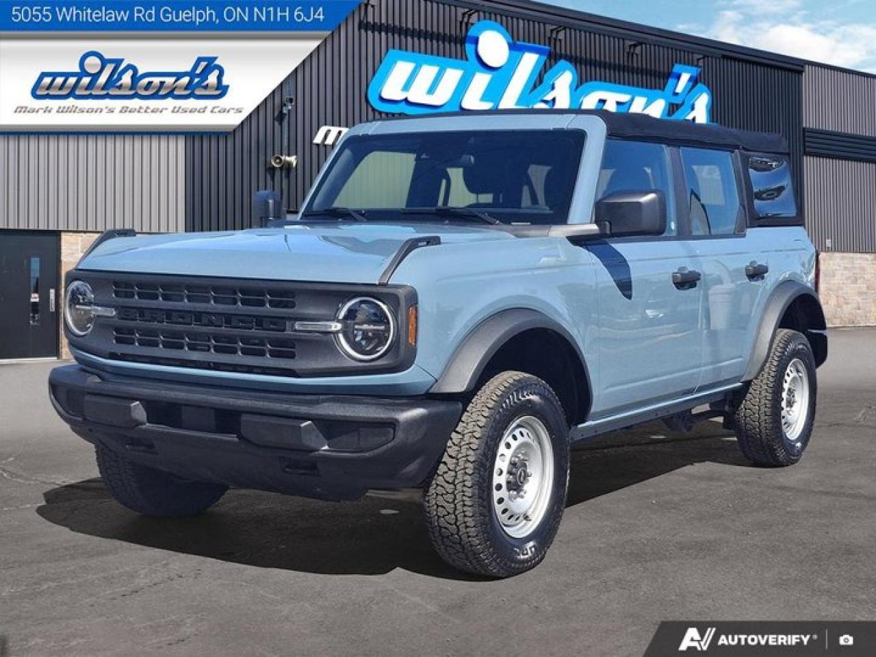 Used 2022 Ford Bronco 4 Door 4X4 | CarPlay + Android | Rear Camera | Removable Top | New Tires | New Brakes | for sale in Guelph, ON