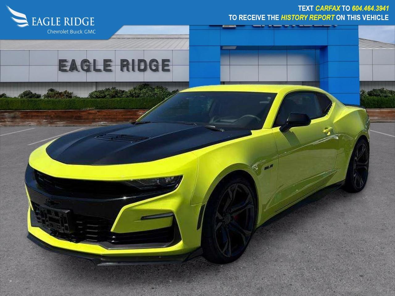 Used 2019 Chevrolet Camaro 2SS Memory seat, Power driver seat, Power steering, Power windows, Premium audio system: Chevrolet Infotainment System, Remote keyless entry, Steering wheel mounted audio controls. Green 2D Coupe RWD 10-S for sale in Coquitlam, BC
