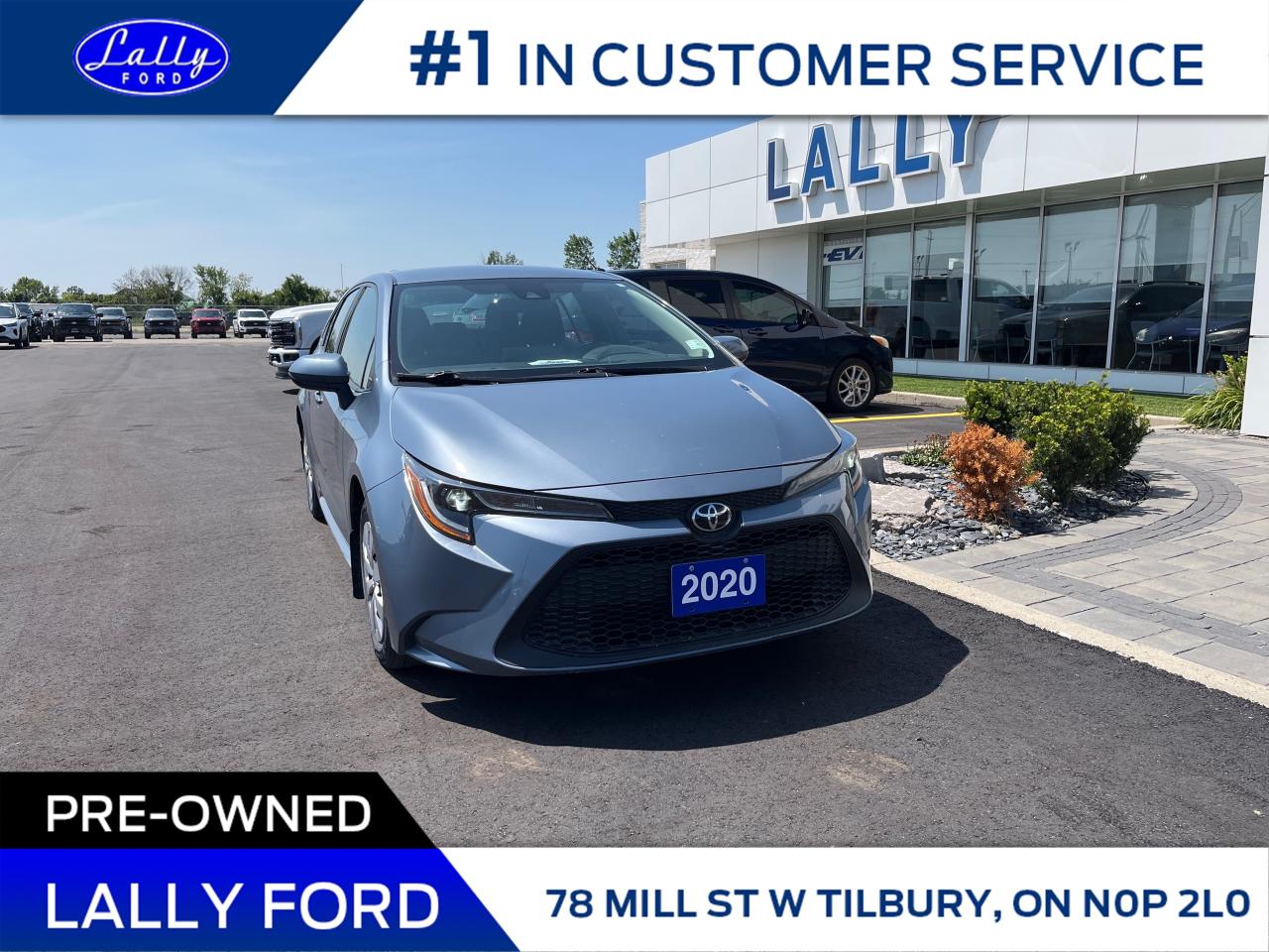 Used 2020 Toyota Corolla LE Local Trade, Clean Carfax!!! for sale in Tilbury, ON