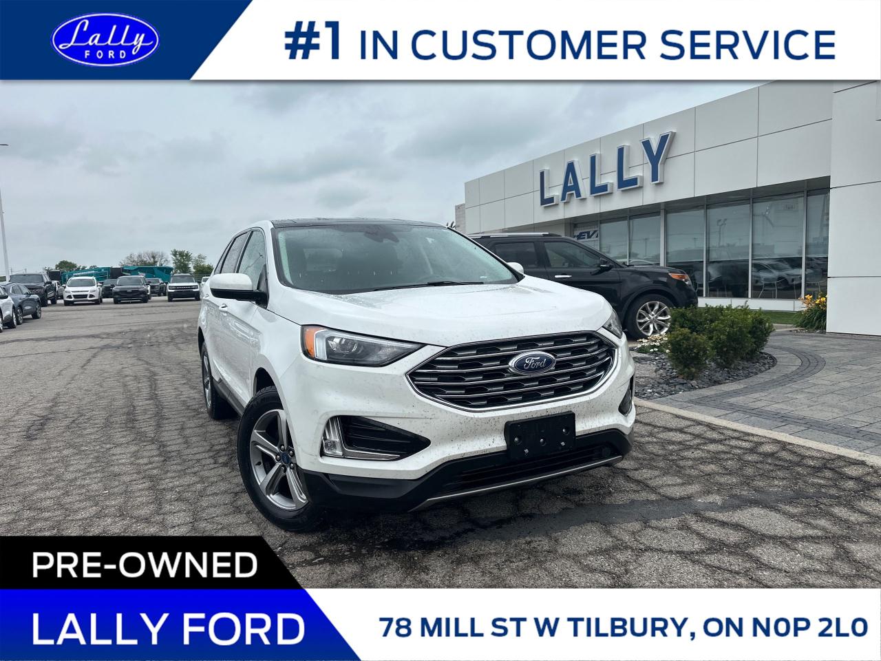 Used 2022 Ford Edge SEL Moonroof, AWD, One Owner!! for sale in Tilbury, ON
