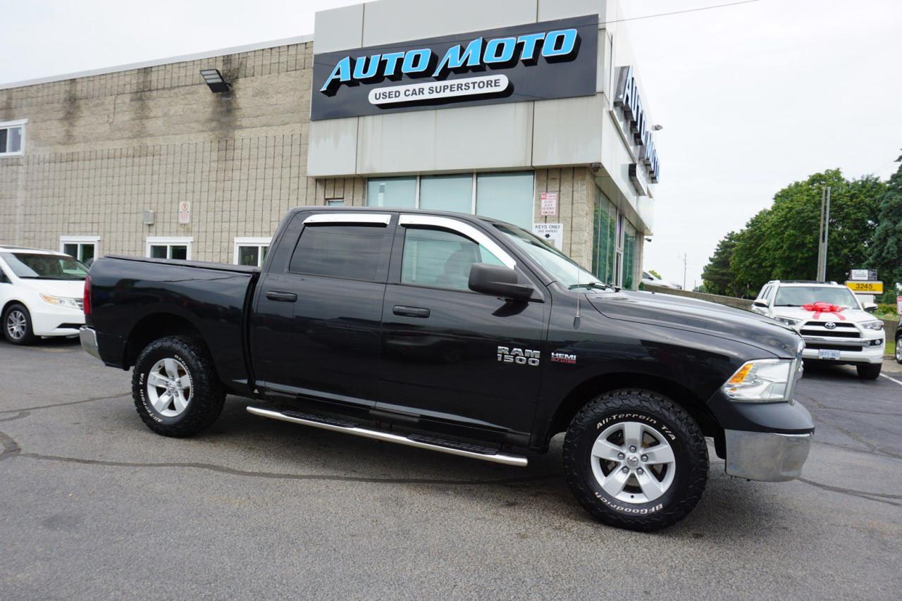 Used 2016 RAM 1500 5.7L HEMI V8 ST CREW 4WD CERTIFIED *FREE ACCIDENT* ALLOYS SIDE BOARDS for sale in Burlington, ON