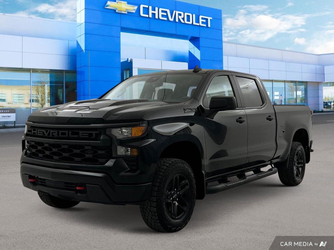Used 2023 Chevrolet Silverado 1500 Custom Trail Boss 5.3L V8 | Dark Essentials Package | Clean CARFAX for sale in Winnipeg, MB