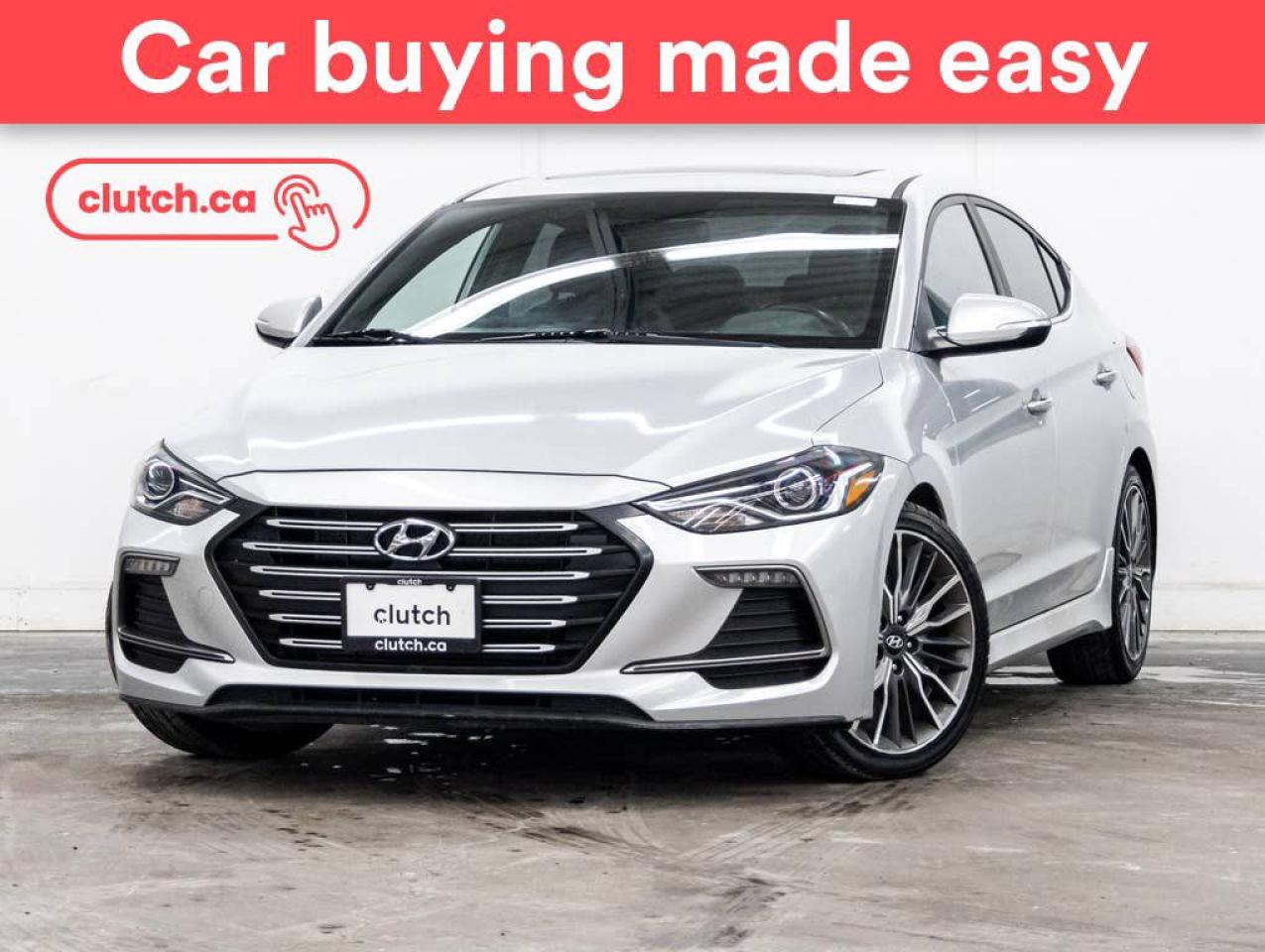 Used 2018 Hyundai Elantra Sport w/ Apple CarPlay & Android Auto, Power Moonroof, Heated Steering Wheel for sale in Toronto, ON