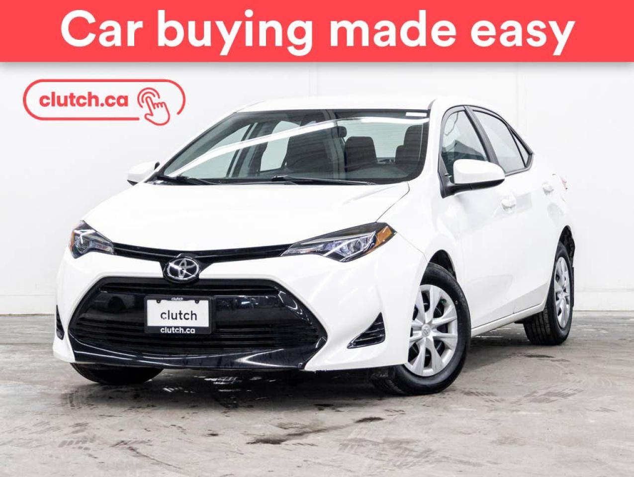 Used 2017 Toyota Corolla LE w/ Heated Front Seats, Rearview Cam, Bluetooth for sale in Toronto, ON