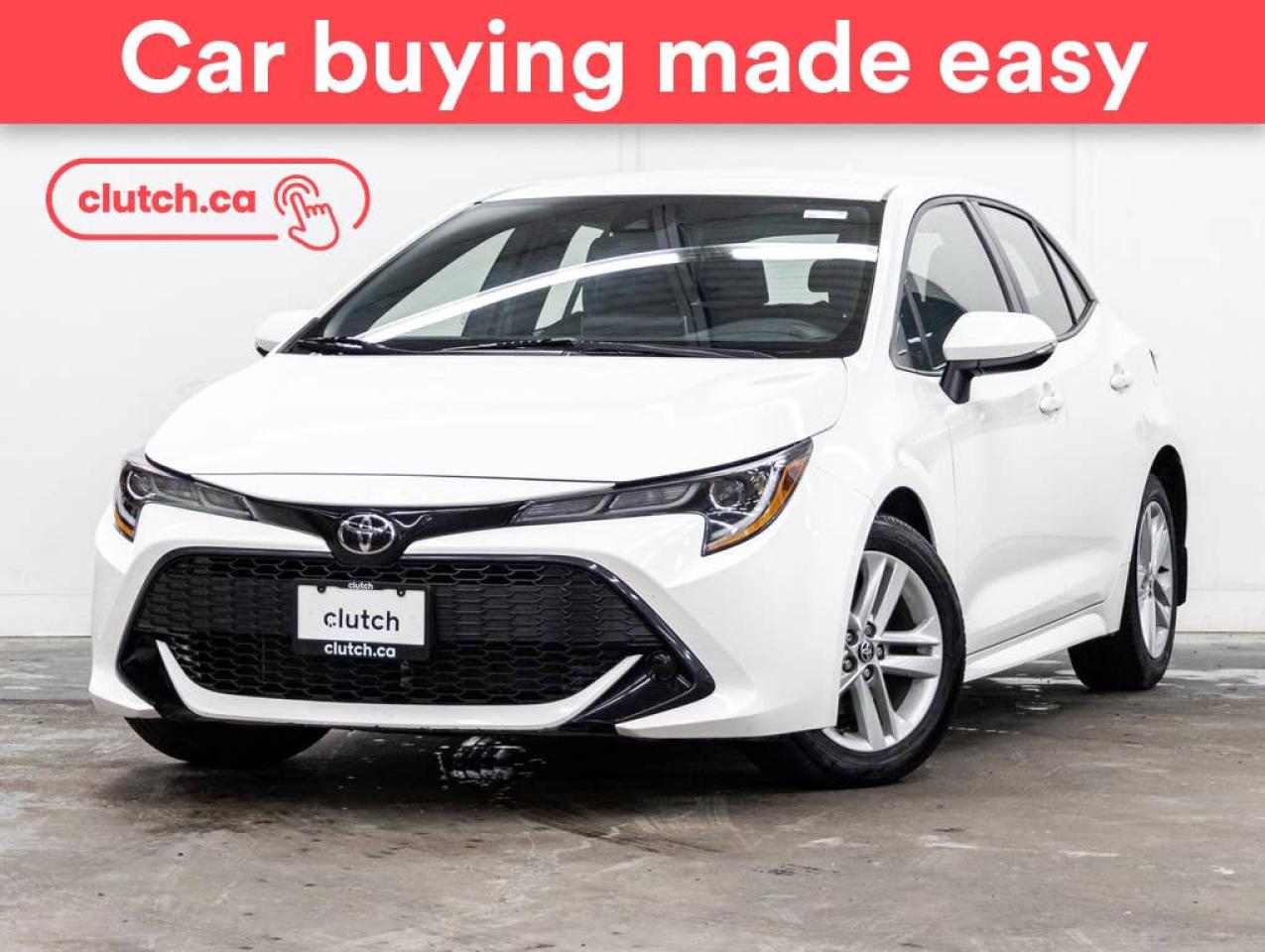 Used 2022 Toyota Corolla Hatchback S w/ SE Pkg w/ Apple CarPlay & Android Auto, Heated Front Seats, Rearview Cam for sale in Toronto, ON