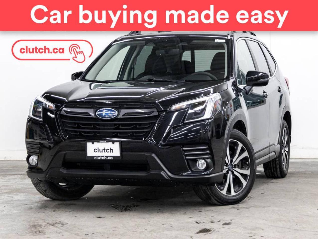 Used 2022 Subaru Forester 2.5i Limited AWD w/ Apple CarPlay & Android Auto, Rearview Cam, Climate Control for sale in Toronto, ON
