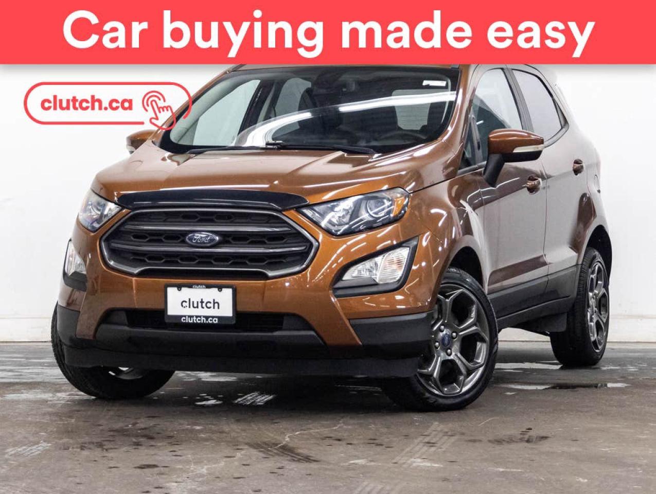 Used 2018 Ford EcoSport SES 4WD w/ Apple CarPlay & Android Auto, Nav, Power Moonroof for sale in Toronto, ON