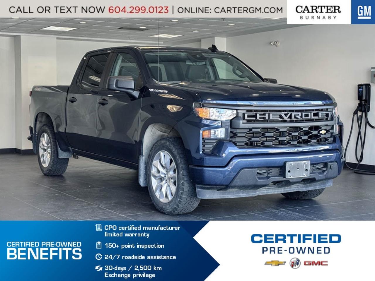 Used 2023 Chevrolet Silverado 1500 4WD | 2.7L TURBO ENGINE/POWER SEAT/HD REAR CAMERA for sale in Burnaby, BC