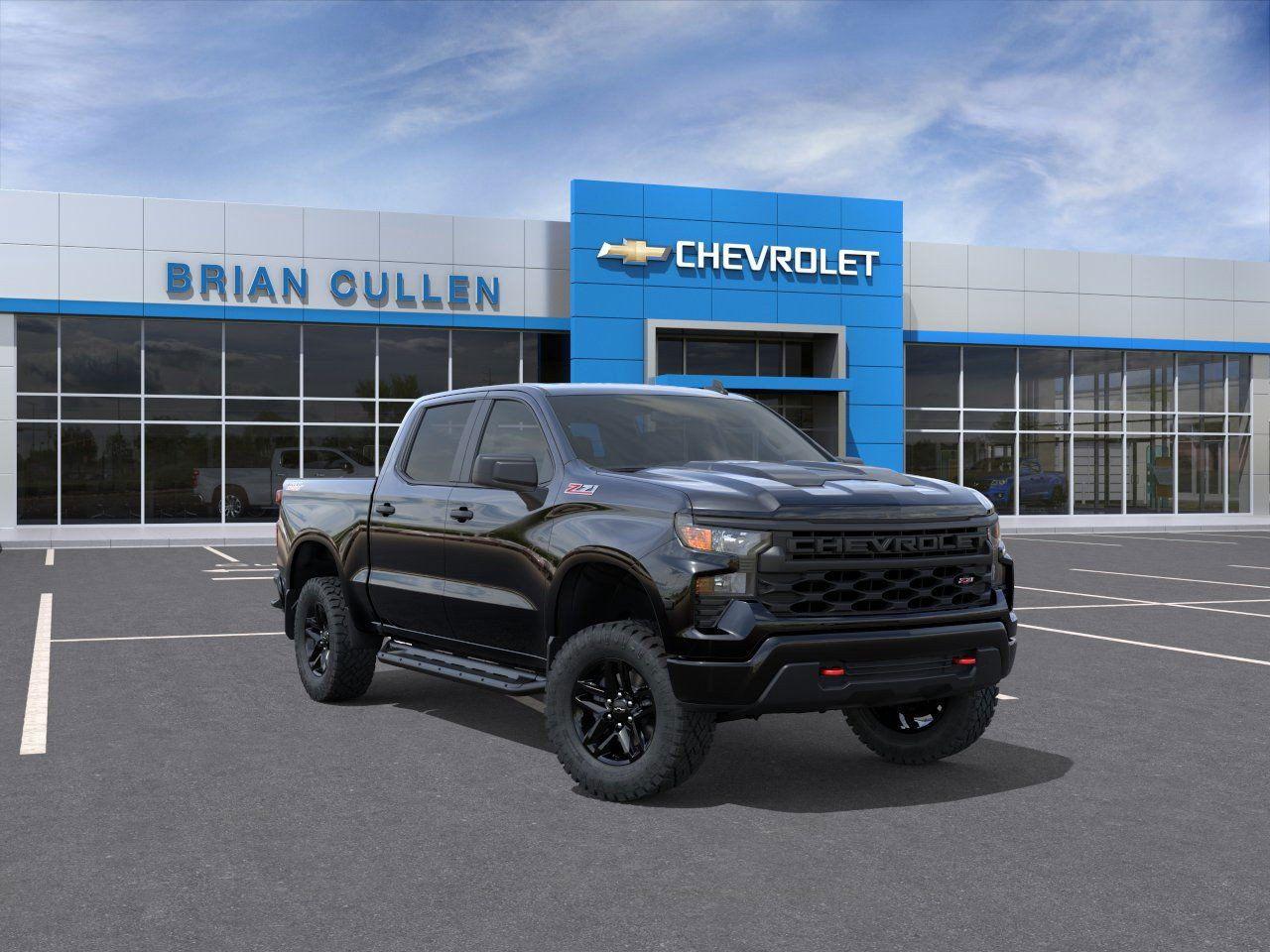 New 2025 Chevrolet Silverado 1500 Custom Trail Boss Crew Cab Short Box 4-Wheel Drive Custom Trail Boss for sale in St Catharines, ON
