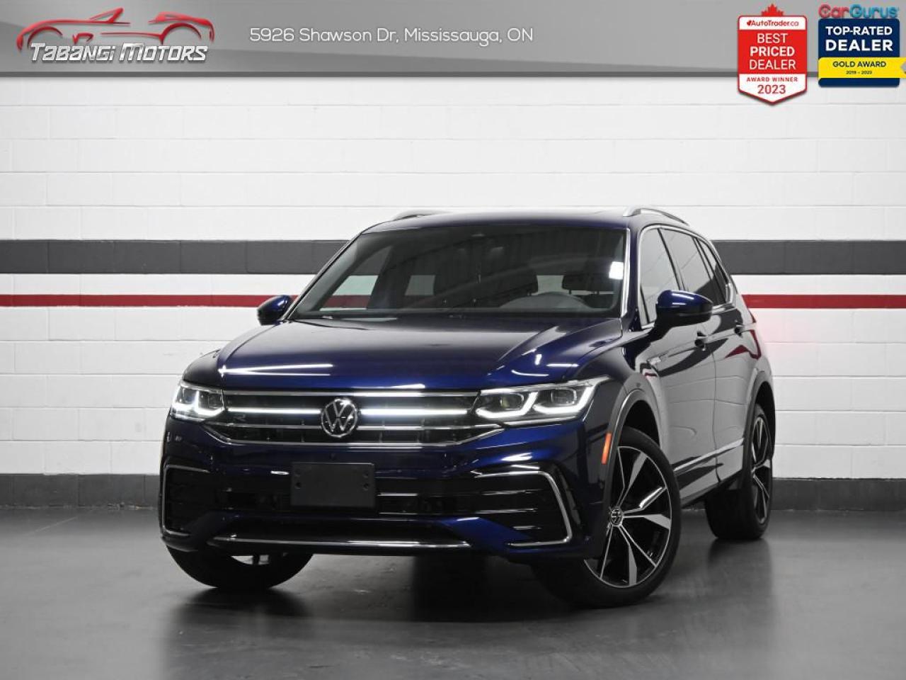 Used 2022 Volkswagen Tiguan Highline R-Line  R-Line No Accident Leather 360CAM Fender Navigation Panoramic Roof Remote Start for sale in Mississauga, ON