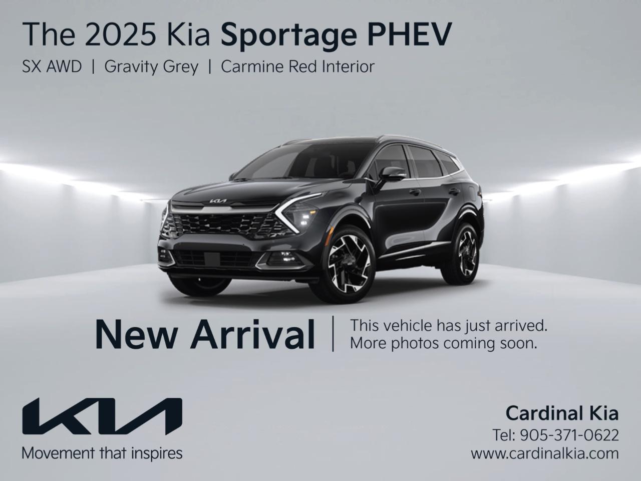 New 2025 Kia Sportage PHEV SX - Red Interior for sale in Niagara Falls, ON