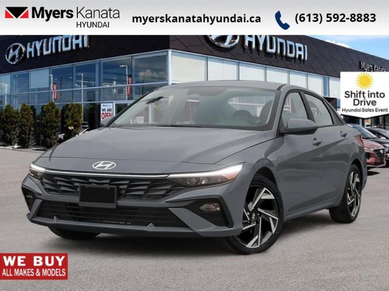 New 2025 Hyundai Elantra Preferred IVT w/Tech Pkg  - $104.59 /Wk for sale in Kanata, ON