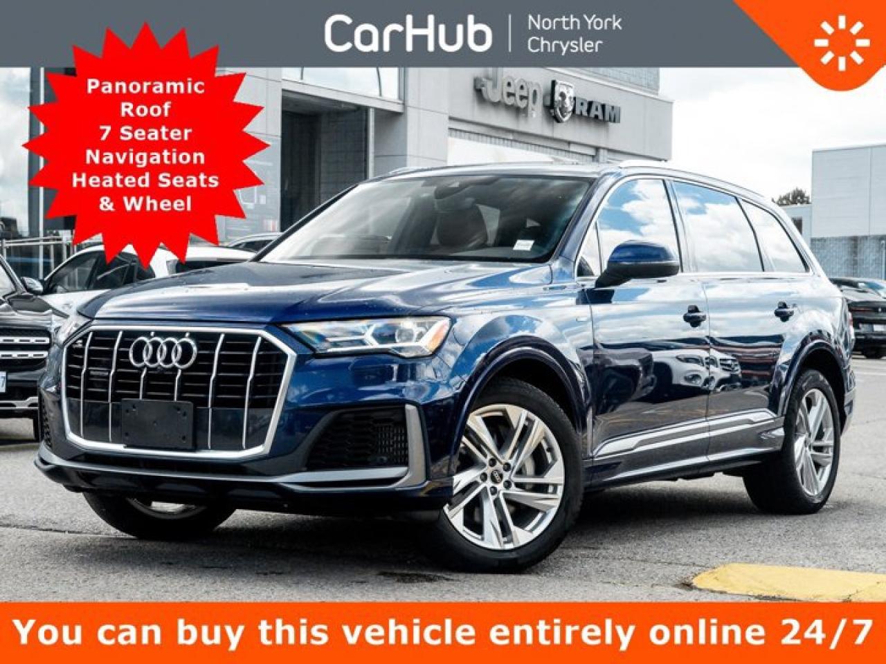 Used 2022 Audi Q7 Komfort Panoroof 7 Seater Navi Heated Seats & Wheel Apple CarPlay Android Auto for sale in Thornhill, ON
