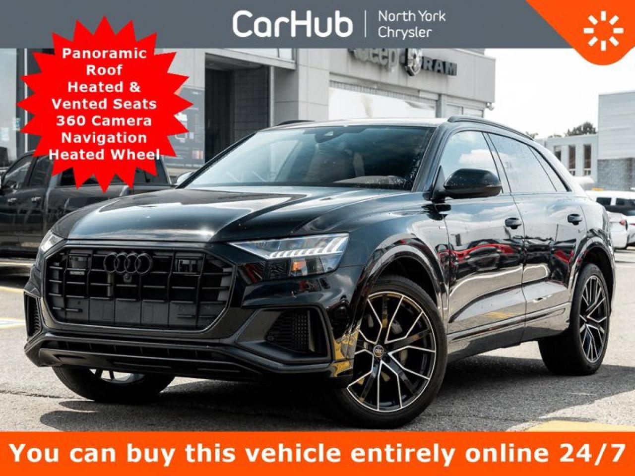 Used 2023 Audi Q8 Progressiv Panoroof Heated Vented Seats 360 Cam Navi Heated Wheel for sale in Thornhill, ON