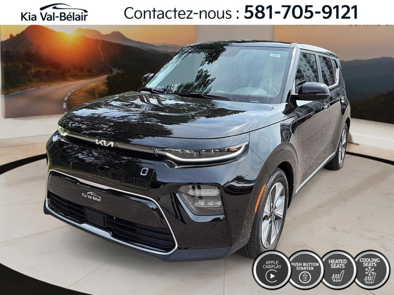 Used 2023 Kia Soul EV EV * LIMITED * 201HP * TOIT * CUIR * CAMERA * GPS for sale in Québec, QC