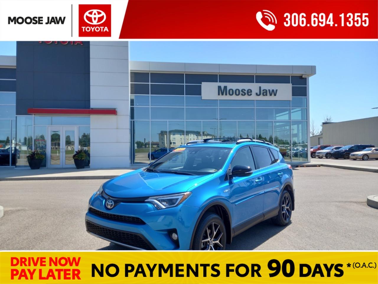 Used 2018 Toyota RAV4 Hybrid SE for sale in Moose Jaw, SK