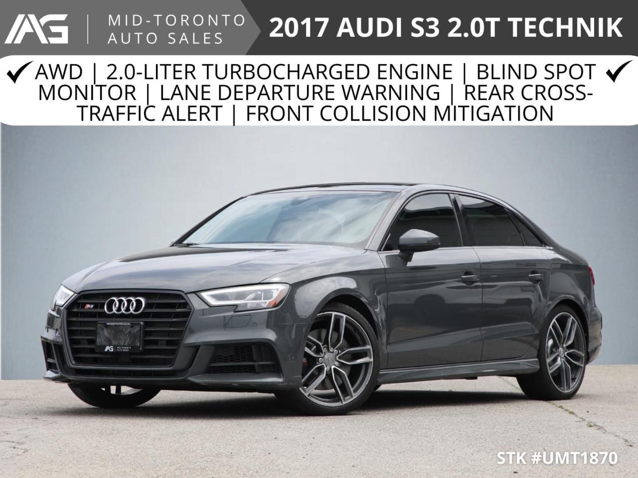 Used 2017 Audi S3 2.0T Prestige quattro for sale in North York, ON