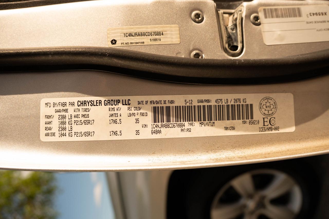2012 Jeep Patriot NORTH EDITION 4X4 - Photo #43