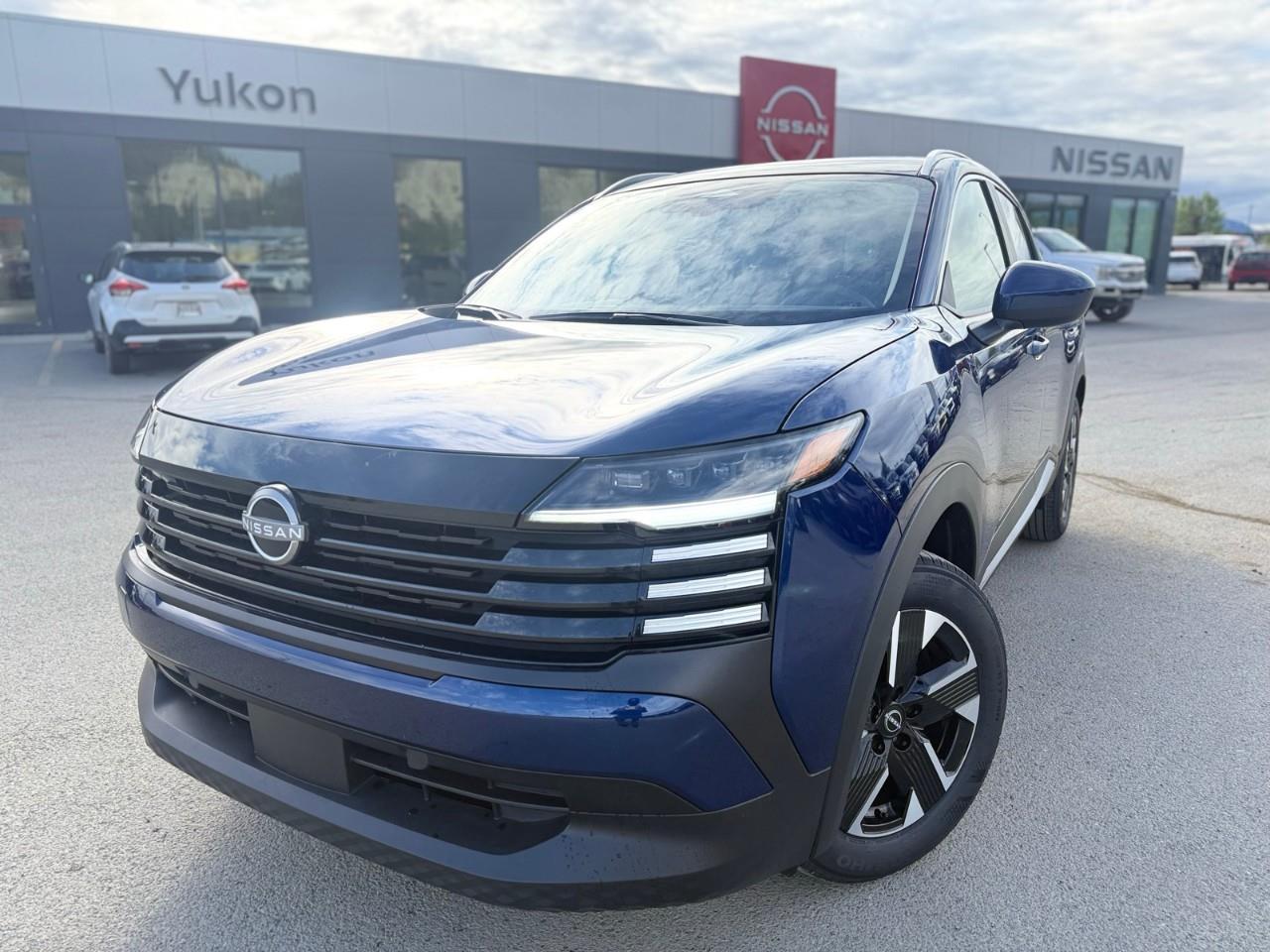 <p>Experience the all-new 2025 Nissan Kicks SV AWD in a striking blue color, designed to conquer roads with its all-wheel drive and exceptional handling capabilities.</p> <p>The exterior of this modern SUV is adorned with sleek alloy wheels that complement the bold blue finish. Step inside to discover a refined atmosphere with leatherette door trim inserts and a leather gear shifter material, offering a touch of luxury and comfort. The heated front seats and heated steering wheel ensure you remain cozy on those chilly Canadian days, while the power windows and keyless entry offer convenience and ease of use.</p> <p>Advanced technology is at your fingertips with smart device integration and a user-friendly screen interface, providing effortless access to your favorite apps and navigation. Safety features like a backup camera, lane assist, brake assist, and parking sensors work together to enhance your driving experience, while adaptive cruise control makes long drives more comfortable and efficient.</p> <p>This Nissan Kicks is perfect for urban adventurers and families alike, looking for a reliable and stylish vehicle that meets all their needs. Don't hesitate to contact us at [Dealership Name] to learn more about this versatile SUV and schedule a test drive today!</p>