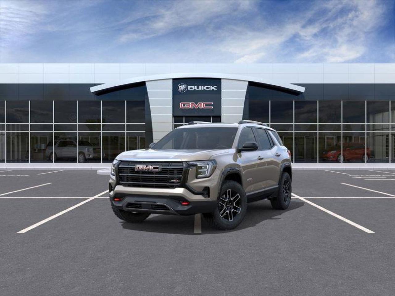 New 2026 GMC Terrain AT4 Preferred Equipment Group 4SB|SUNROOF|RIVERSTONE METALLIC|ENG BLOCK HEATER|ENG,1.5L TURBO DOHC SIDI,VVT|, 8-SPEED|PREF EQUIP GROUP for sale in Tillsonburg, ON