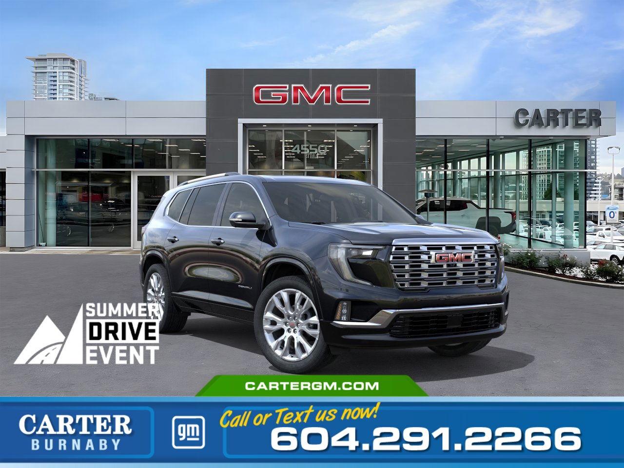New 2025 GMC Acadia  for sale in Burnaby, BC