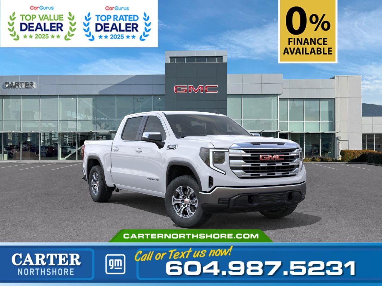 New 2025 GMC Sierra 1500 SLE 4WD | X31 Off-Road Pkg/Alum Wheels/Skid Plates for sale in North Vancouver, BC