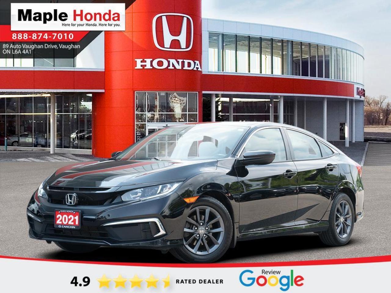 Used 2021 Honda Civic Sedan Sunroof| Honda Sensing| Auto Start| Apple Car Play for sale in Vaughan, ON
