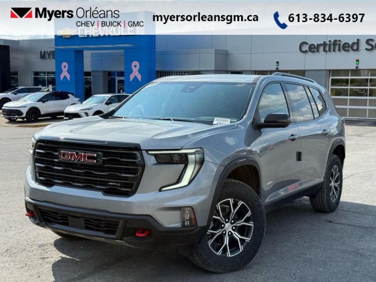 New 2025 GMC Acadia AT4  - Sunroof for sale in Orleans, ON