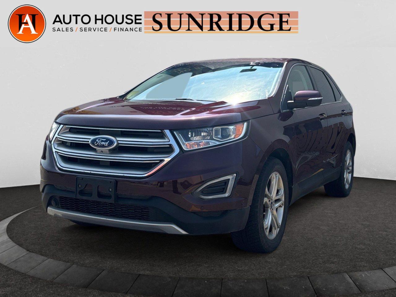 Used 2017 Ford Edge Titanium NAVIGATION PANORAMIC ROOF HEATED LEATHER SEATS DRIVE MODES HEATED STEERING WHEEL for sale in Calgary, AB