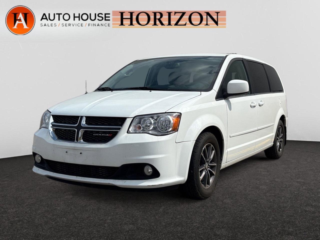 Used 2017 Dodge Grand Caravan SXT Premium Plus NAVIGATION HEATED LEATHER SEATS THIRD ROW SEAT HEATED MIRROR ENTERTAINMENT SCREEN for sale in Calgary, AB