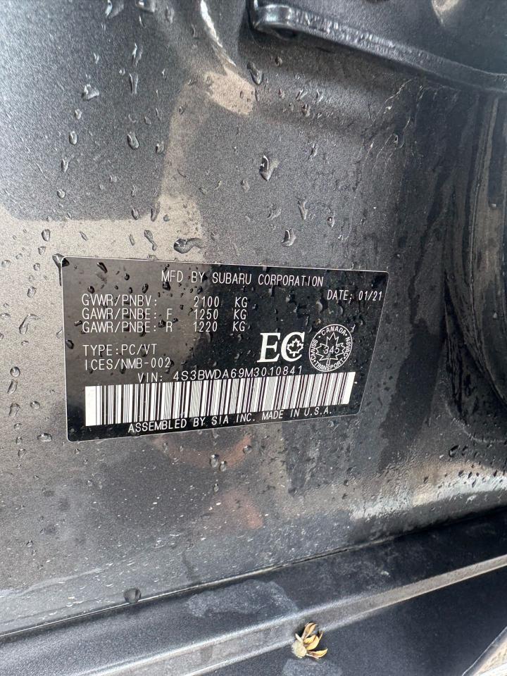 2021 Subaru Legacy Convenience - Photo #19