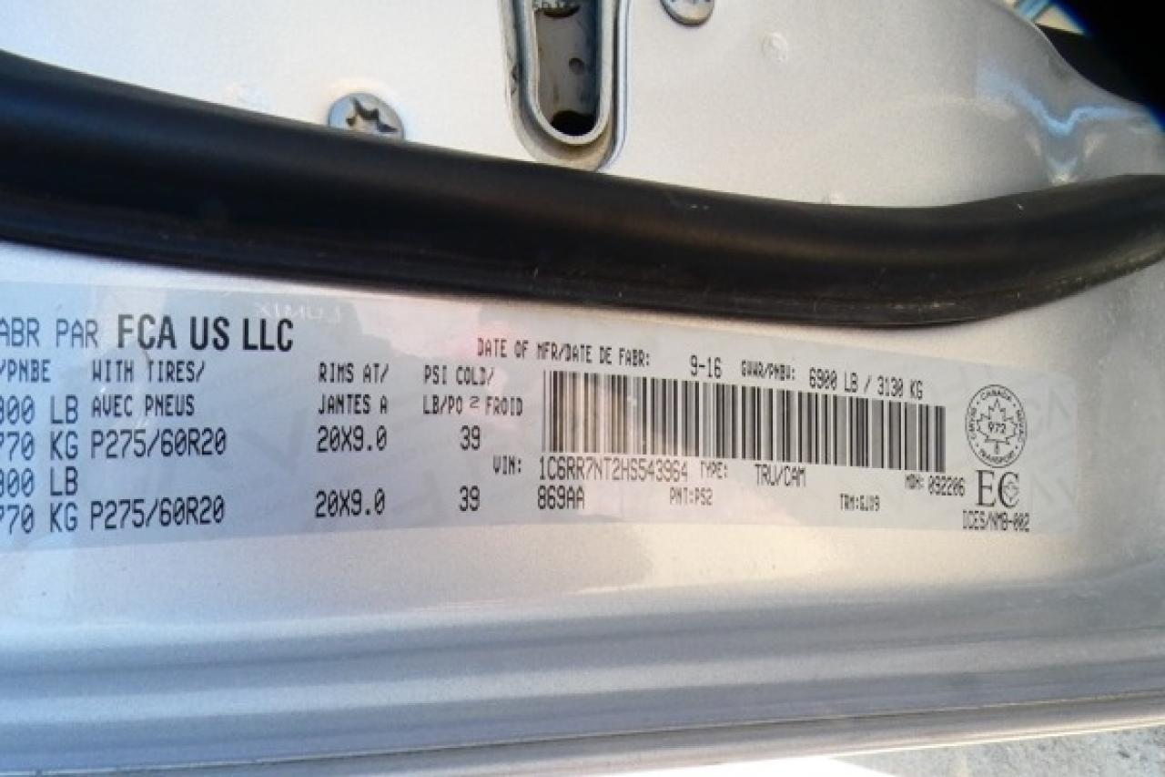 2017 Dodge Ram 1500 Laramie Crew 5.7L HEMI w/H&C L, S/R, NAV, BUC - Photo #22