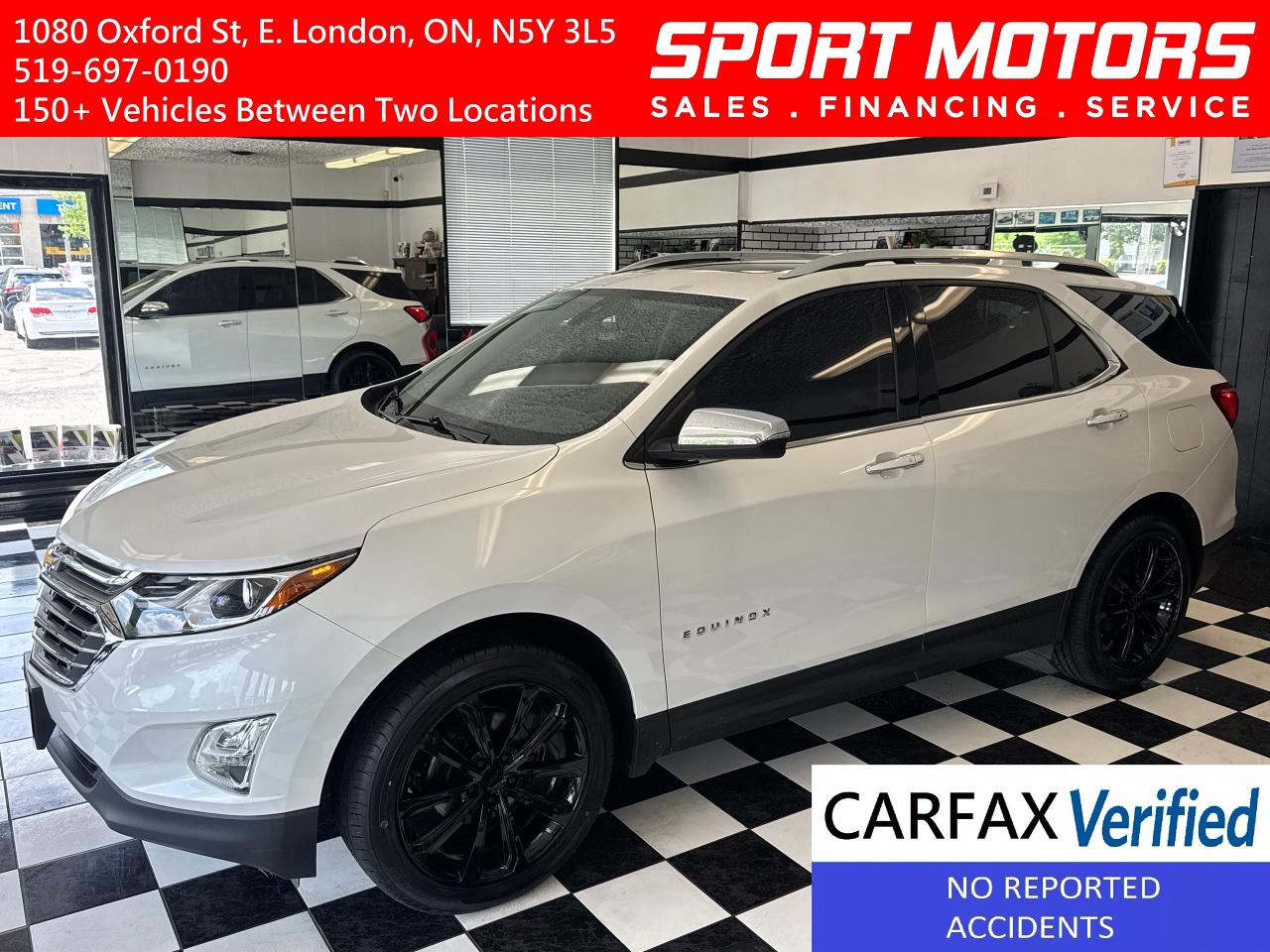 2018 Chevrolet Equinox Premier+New Tires+Wheels+Roof+LaneKeep+CLEANCARFAX Photo70
