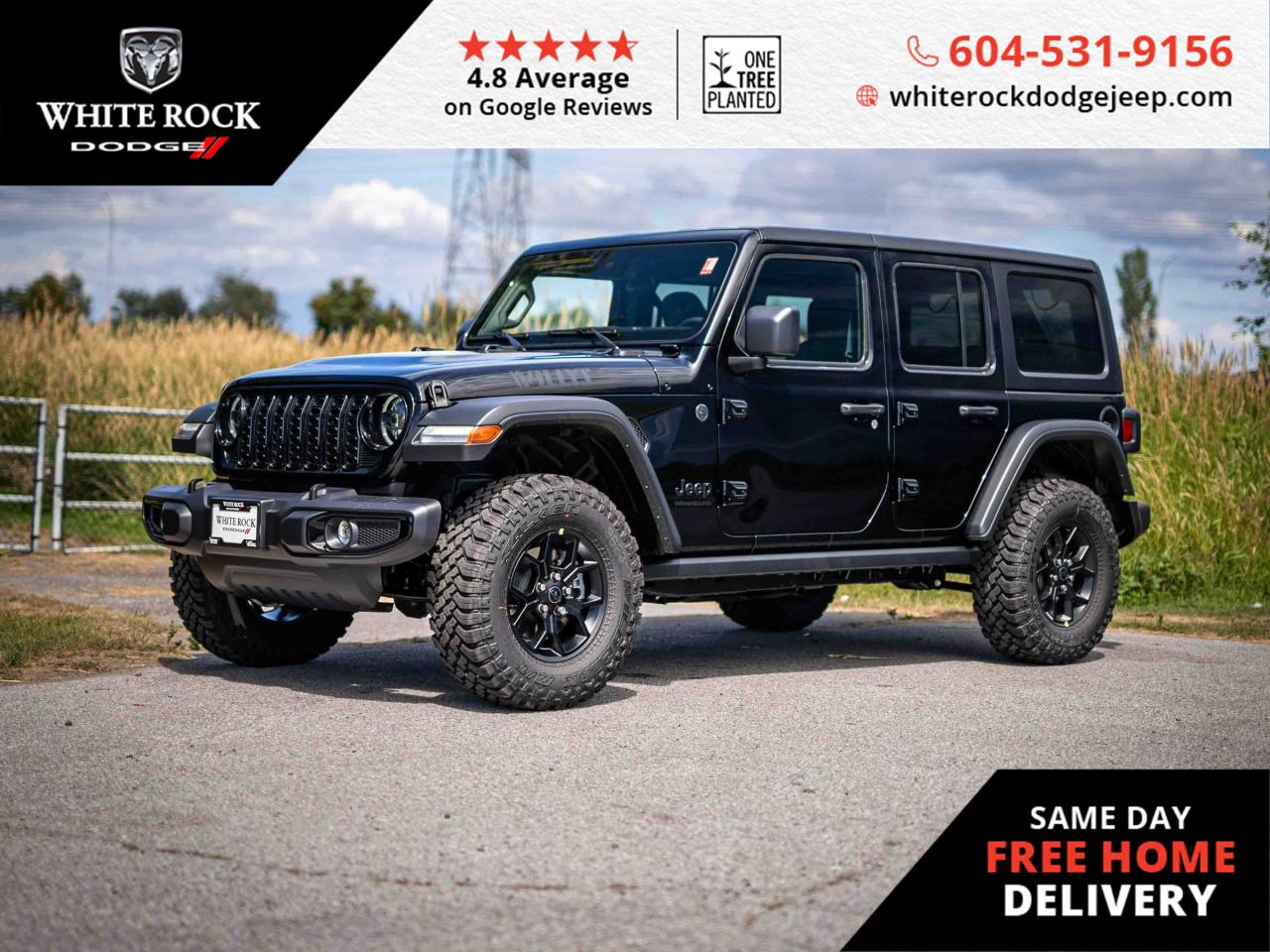New 2025 Jeep Wrangler Sport Willys for sale in Surrey, BC