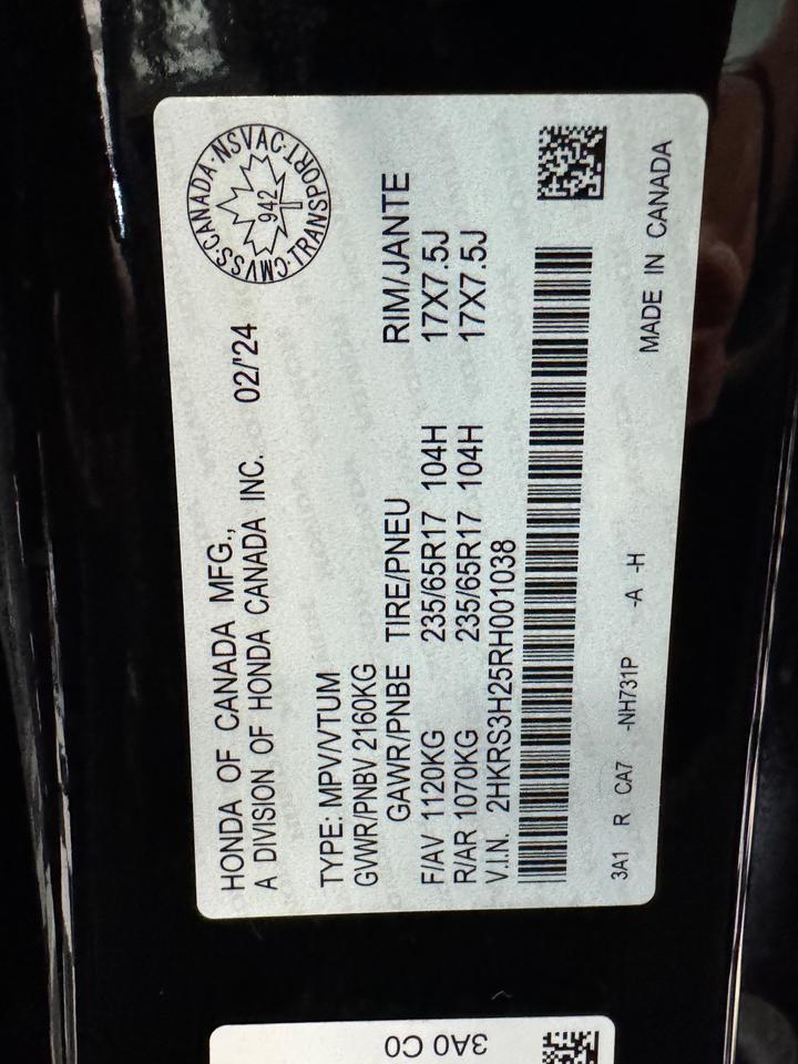2024 Honda CR-V LX-B+Adaptive Cruise+ONE OWNER+CLEAN CARFAX Photo