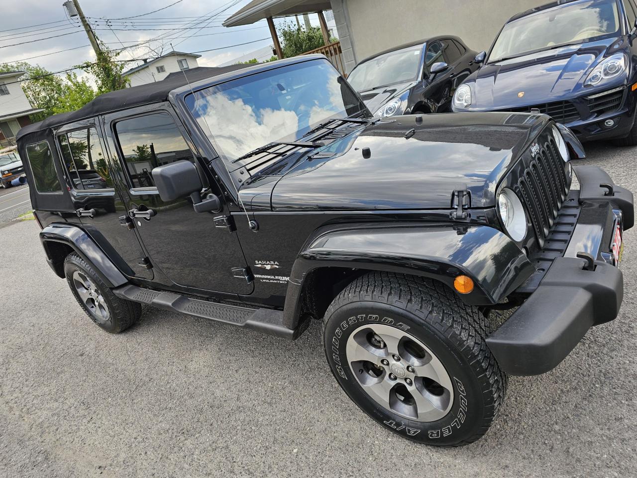 2018 Jeep Wrangler Sahara 4x4, AUTO, LEATHER, A/C, POWER GROUP, 211KM - Photo #3