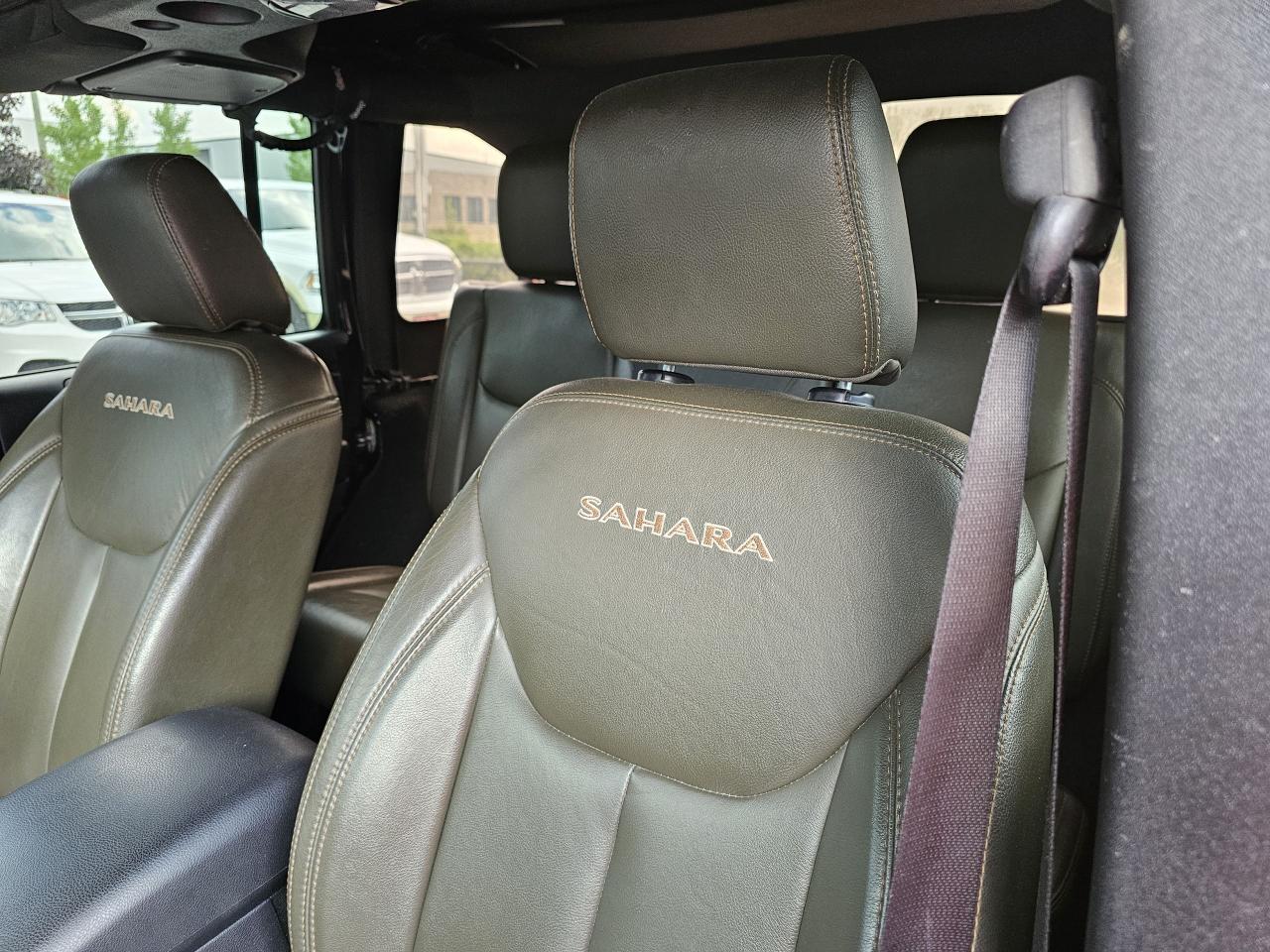 2018 Jeep Wrangler Sahara 4x4, AUTO, LEATHER, A/C, POWER GROUP, 211KM - Photo #18
