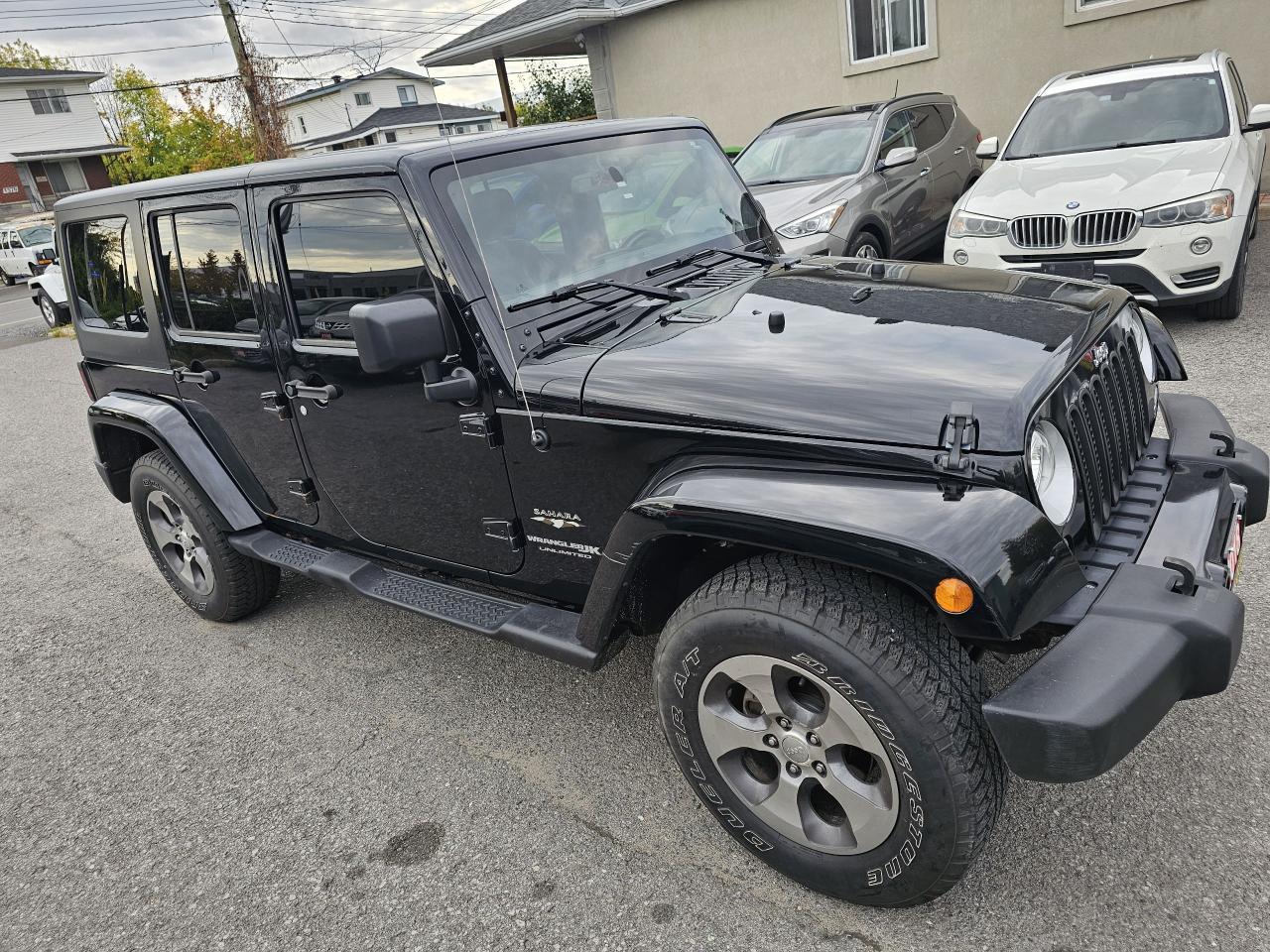 2018 Jeep Wrangler Sahara 4x4, AUTO, LEATHER, A/C, POWER GROUP, 211KM Photo2