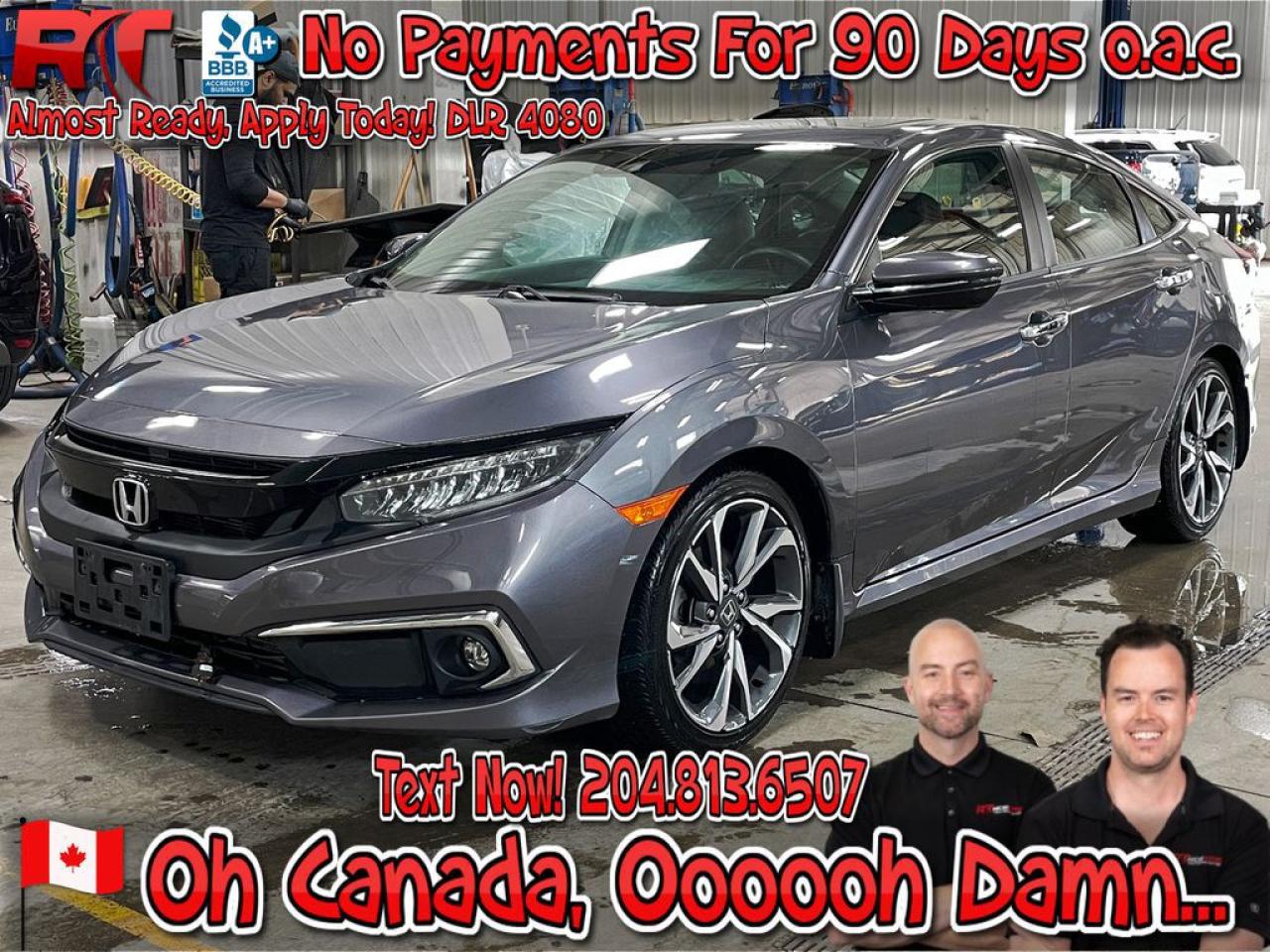Used 2020 Honda Civic Sedan Touring for sale in Winnipeg, MB