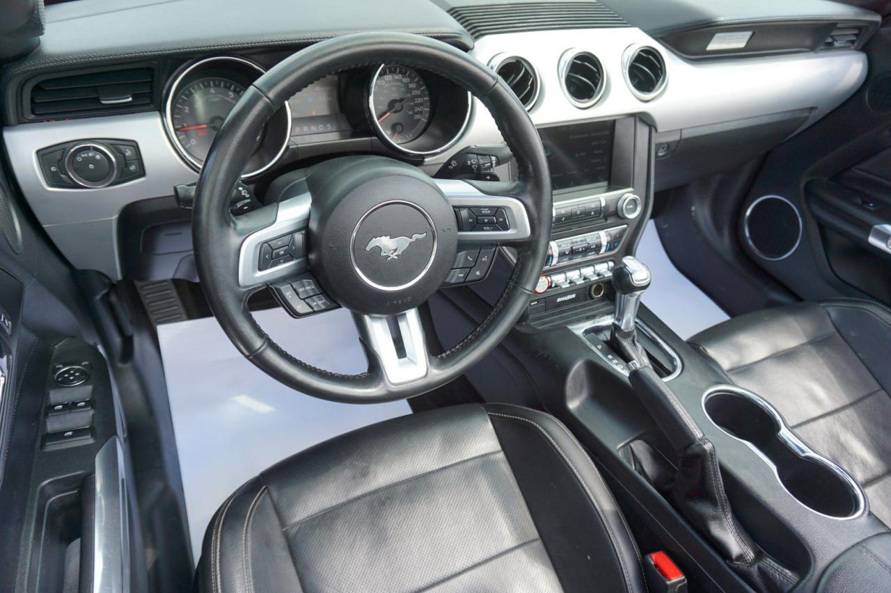 2017 Ford Mustang PREMIUM CONVERTIBLE CERTIFIED NAV CAMERA HEAT/COLD LEATHER P.SENSORS BLUETOOTH ALLOYS - Photo #12