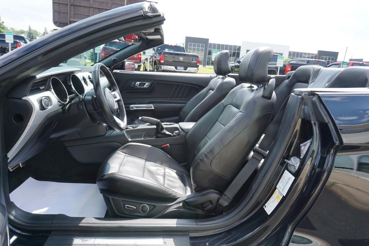 2017 Ford Mustang PREMIUM CONVERTIBLE CERTIFIED NAV CAMERA HEAT/COLD LEATHER P.SENSORS BLUETOOTH ALLOYS - Photo #18