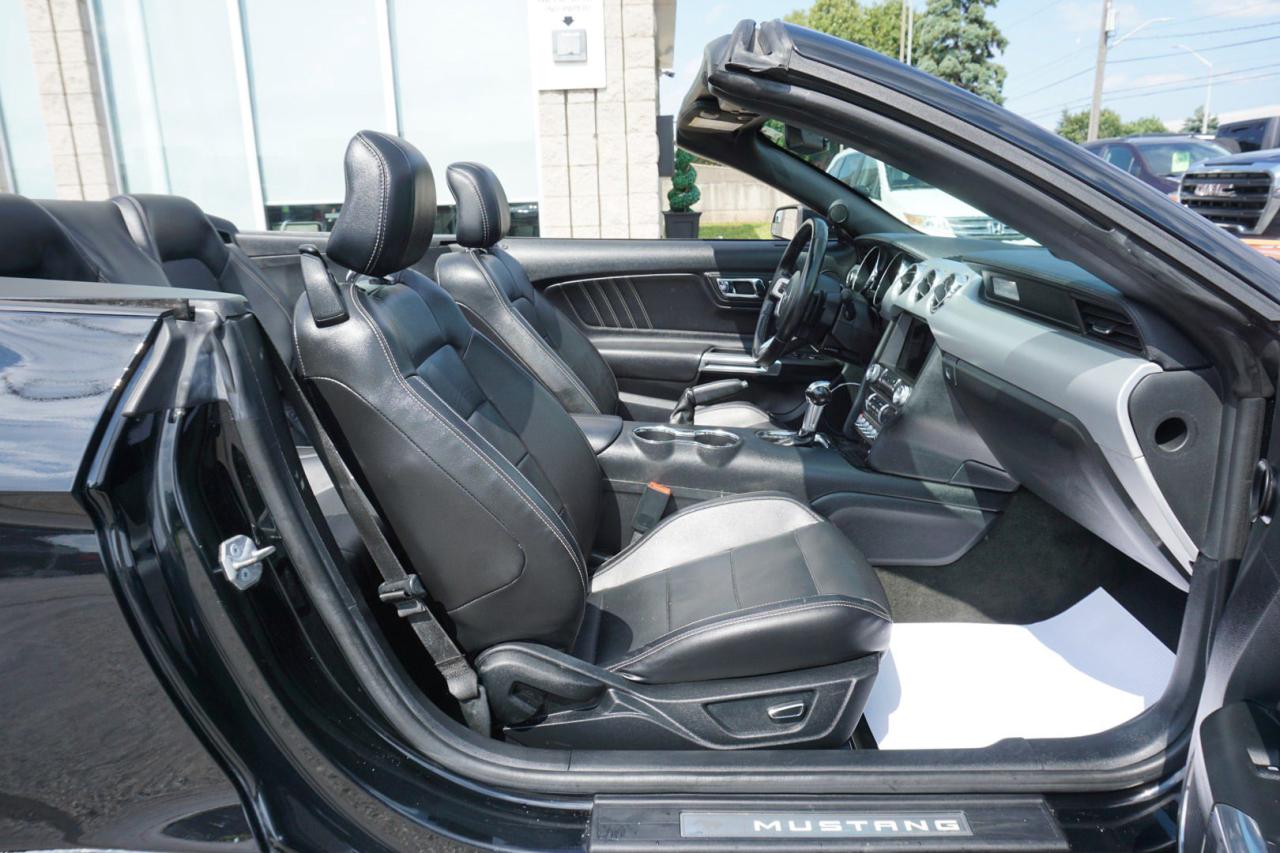 2017 Ford Mustang PREMIUM CONVERTIBLE CERTIFIED NAV CAMERA HEAT/COLD LEATHER P.SENSORS BLUETOOTH ALLOYS - Photo #21