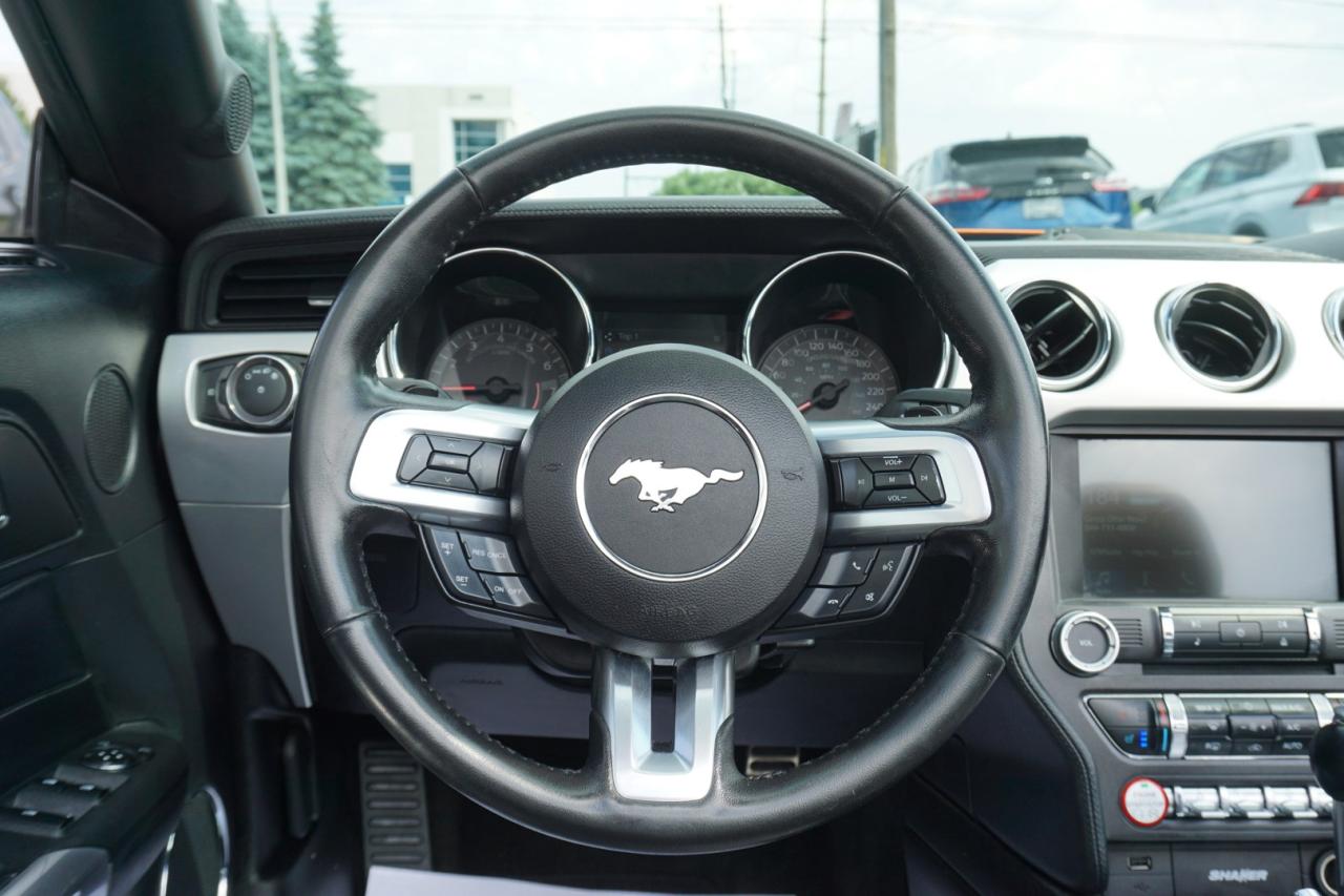 2017 Ford Mustang PREMIUM CONVERTIBLE CERTIFIED NAV CAMERA HEAT/COLD LEATHER P.SENSORS BLUETOOTH ALLOYS - Photo #13