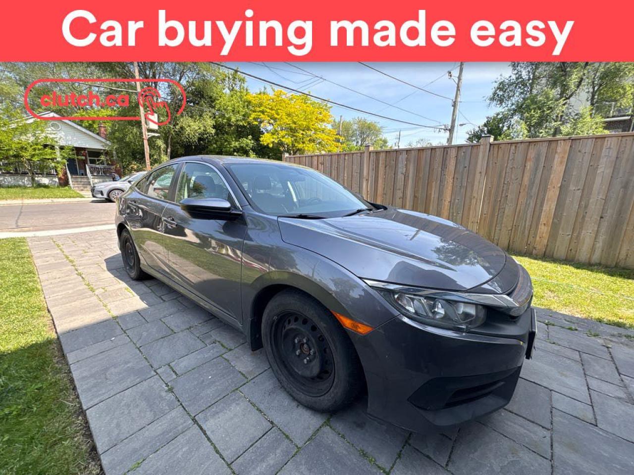 Used 2018 Honda Civic LX w/ Apple CarPlay, Heated Front Seats, Rearview Cam for sale in Toronto, ON