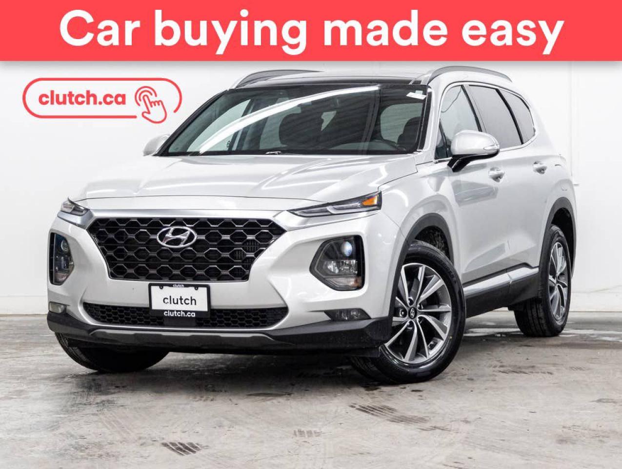 Used 2019 Hyundai Santa Fe Preferred AWD w/ Apple CarPlay & Android Auto, Panoramic Moonroof, Heated Steering Wheel for sale in Toronto, ON