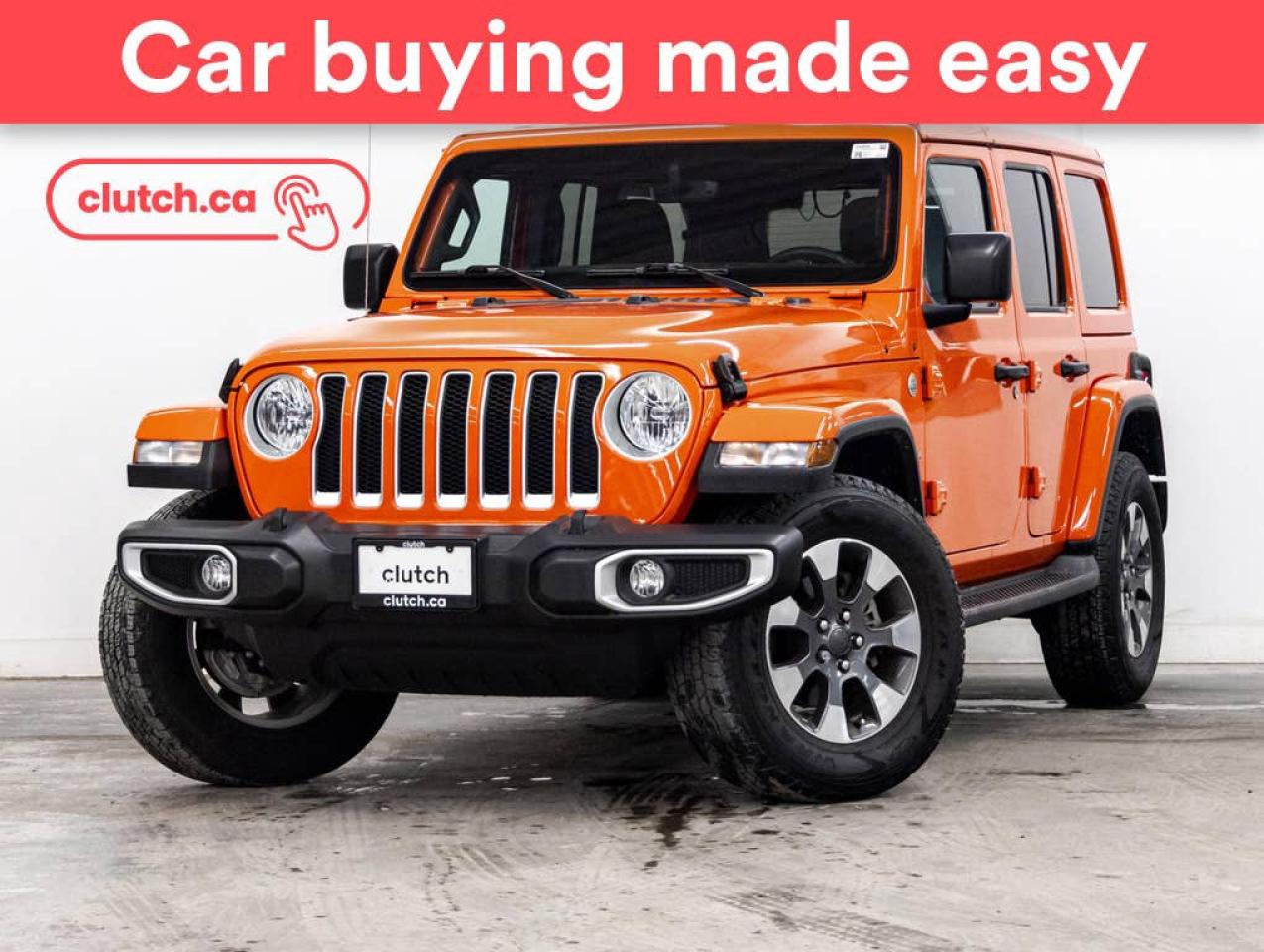 Used 2023 Jeep Wrangler Sahara 4X4 w/ Front Heated Seats, Rearview Cam, Dual Zone Climate Control for sale in Toronto, ON