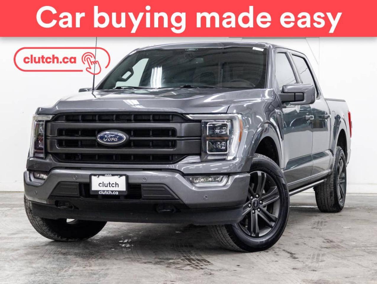 Used 2022 Ford F-150 Lariat SuperCrew 5 1/2 ft 4x4 w/Apple Carplay & Android Auto, Heated Front Seats, Backup Cam for sale in Toronto, ON