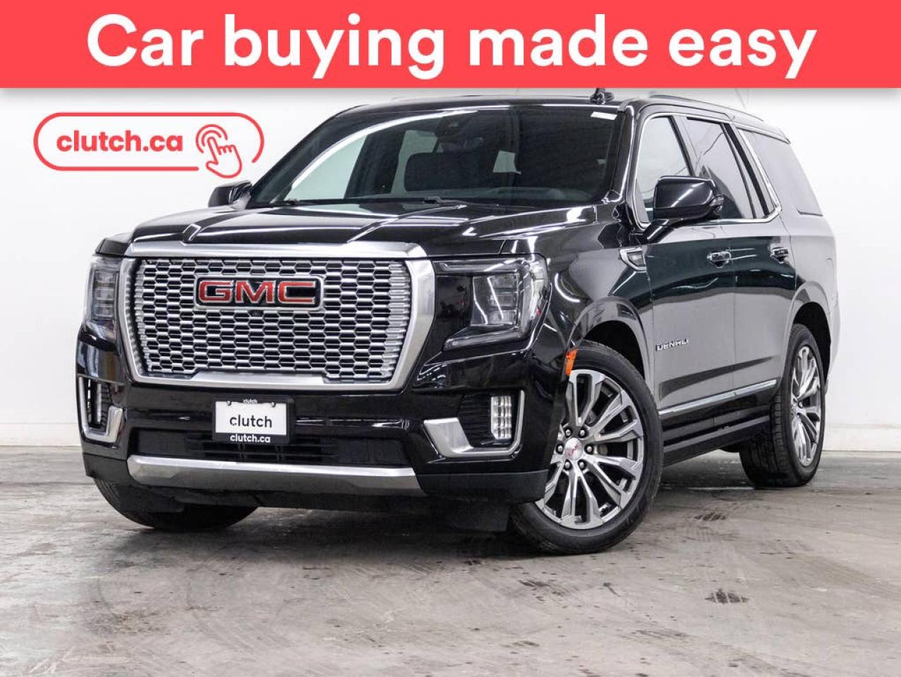 Used 2021 GMC Yukon Denali w/Apple CarPlay & Android Auto, Heated Front Seats, Backup Cam for sale in Toronto, ON