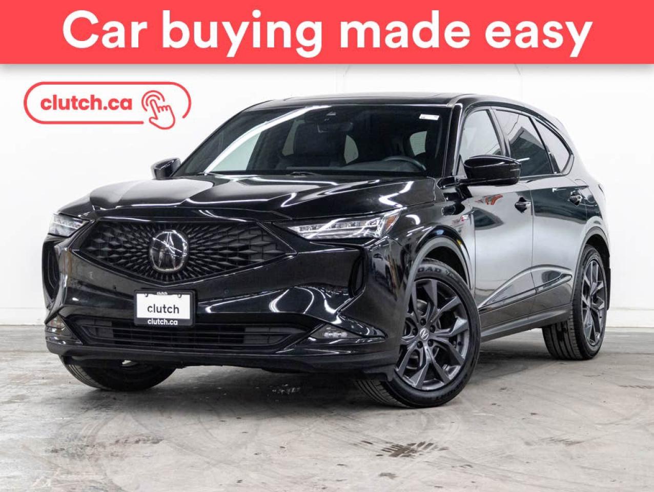 Used 2022 Acura MDX A-Spec AWD w/ Apple CarPlay & Android Auto, Panoramic Moonroof, Wireless Charging for sale in Toronto, ON